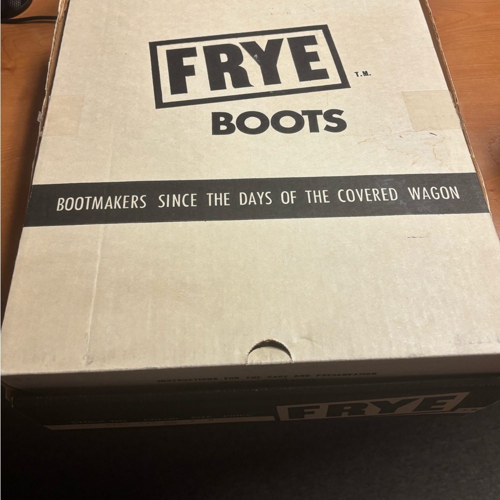 Vintage Frye Black Label Campus Boots (size 7) - Picture 7 of 7